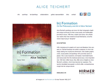 Tablet Screenshot of aliceteichert.com